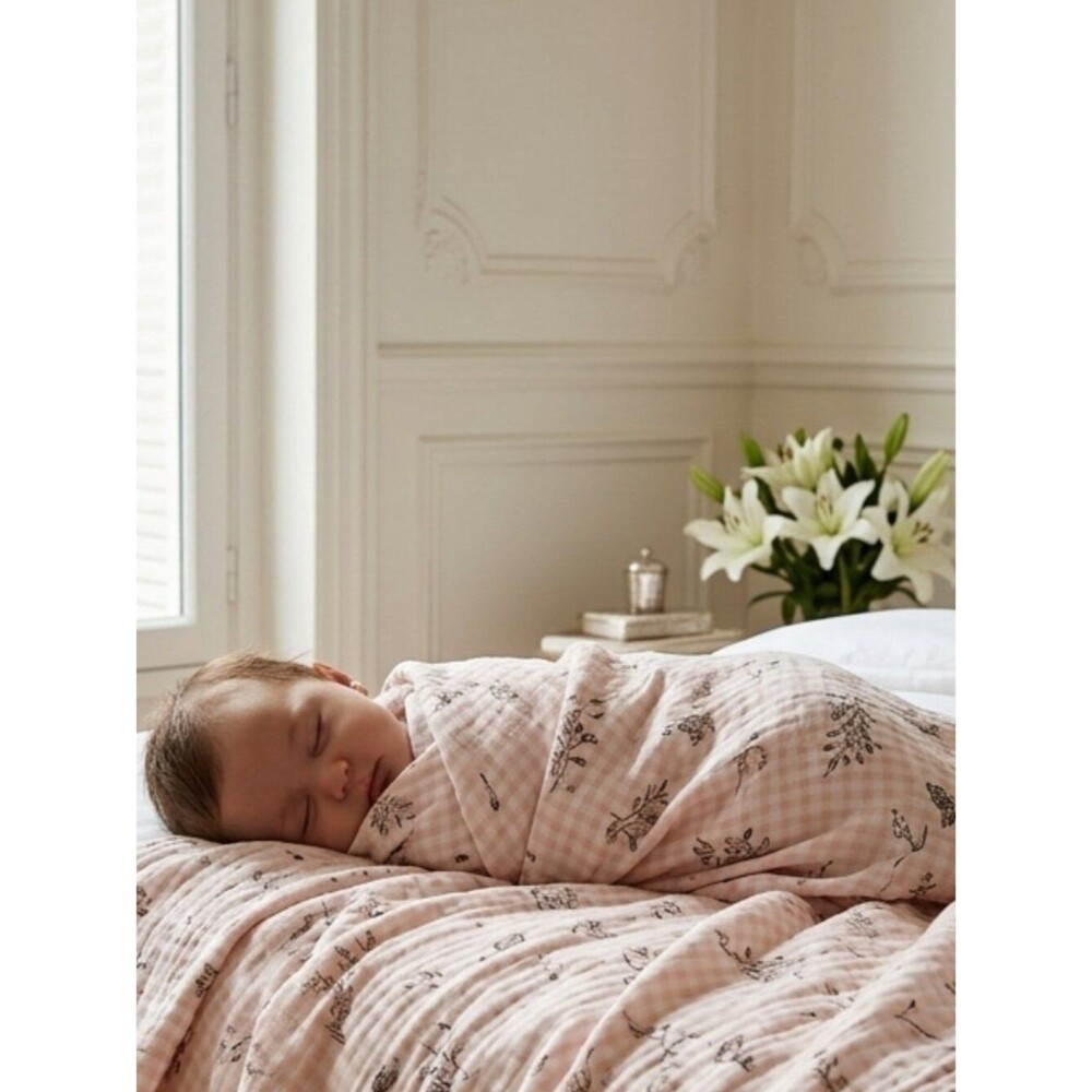 Aden + Anais Floral Patterned Swaddling Blanket